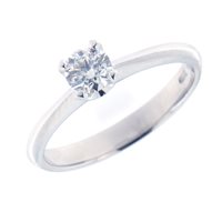 Anello Fanton Gioielli Donna SOLITARI in Oro bianco Diamante 0.50 Ct FGSOL050A2 - FGSOL050A2